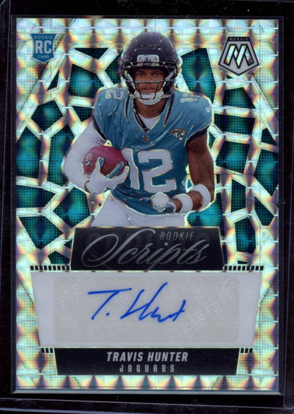 2025 Panini Mosaic - Rookie Scripts #RS-THR Travis Hunter
