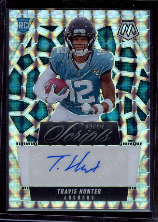 2025 Panini Mosaic - Rookie Scripts #RS-THR Travis Hunter