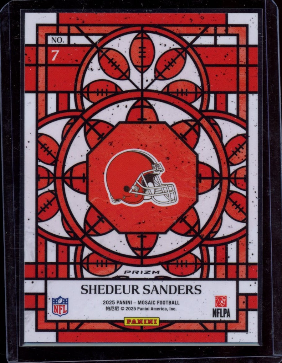 2025 Panini Mosaic - Stained Glass #7 Shedeur Sanders
