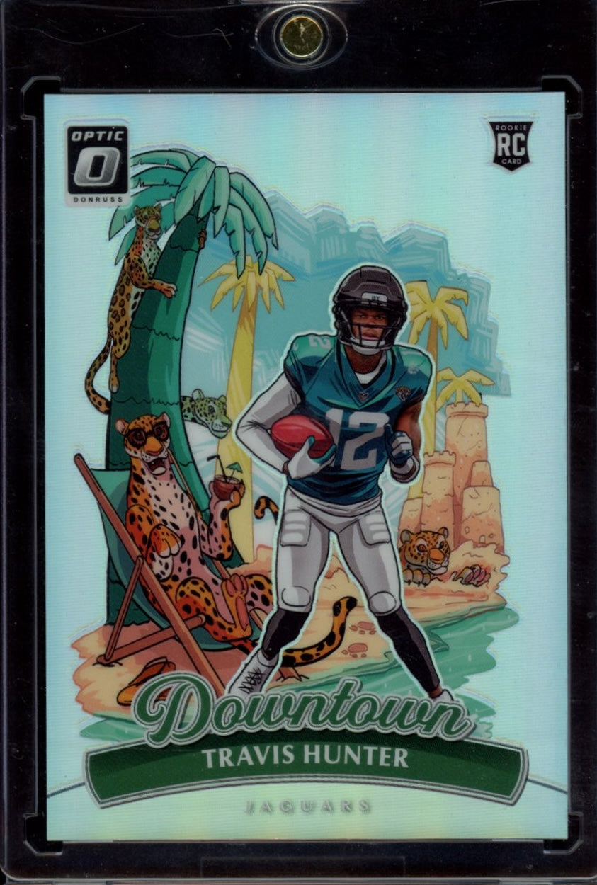 2025 Donruss Optic #13 Travis Hunter Downtown!
