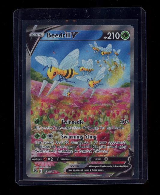 SWSH10: Astral Radiance #161/189 Beedrill V (Alternate Full Art) Holo