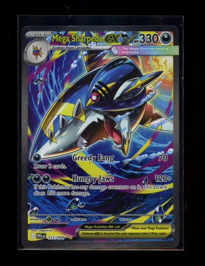 ME02: Phantasmal Flames #127/094 Mega Sharpedo ex Holo