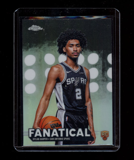 2025-26 Topps Chrome #FAN-22 Dylan Harper Fanatical