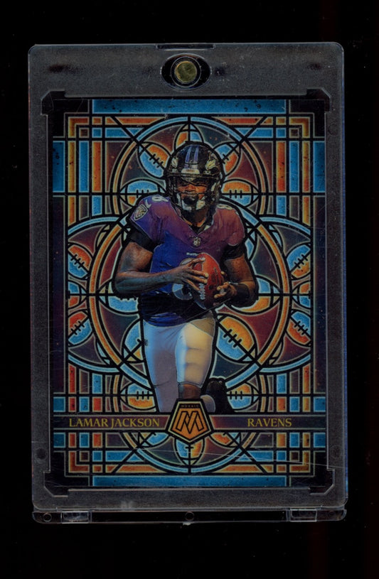 2025 Panini Mosaic - Stained Glass #1 Lamar Jackson