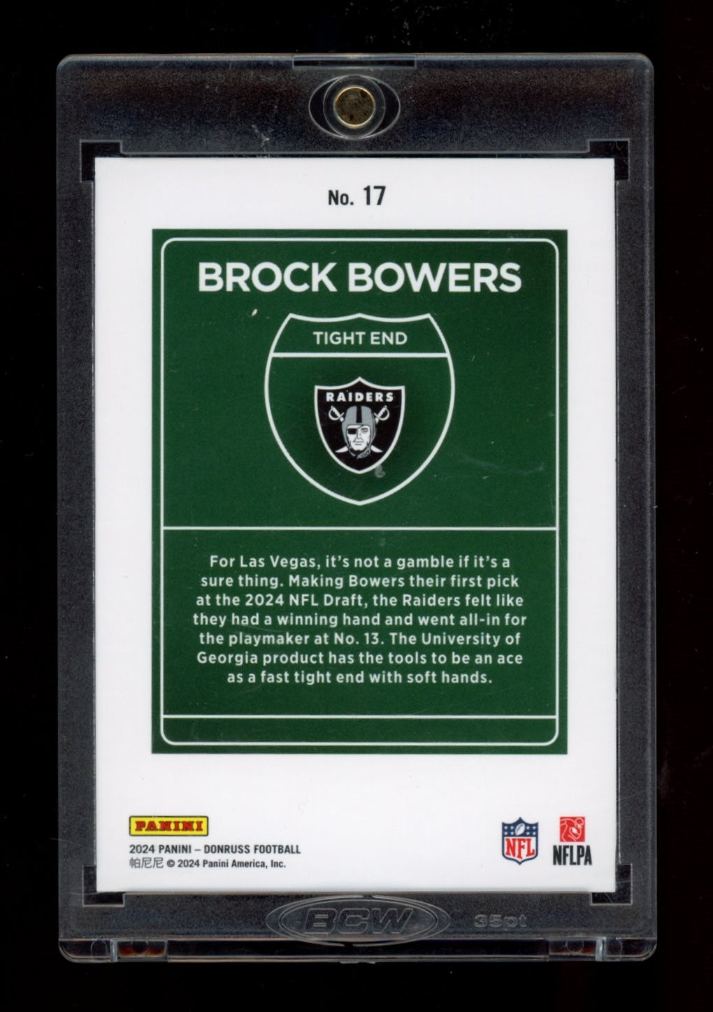 2024 Donruss - Downtown #17 Brock Bowers