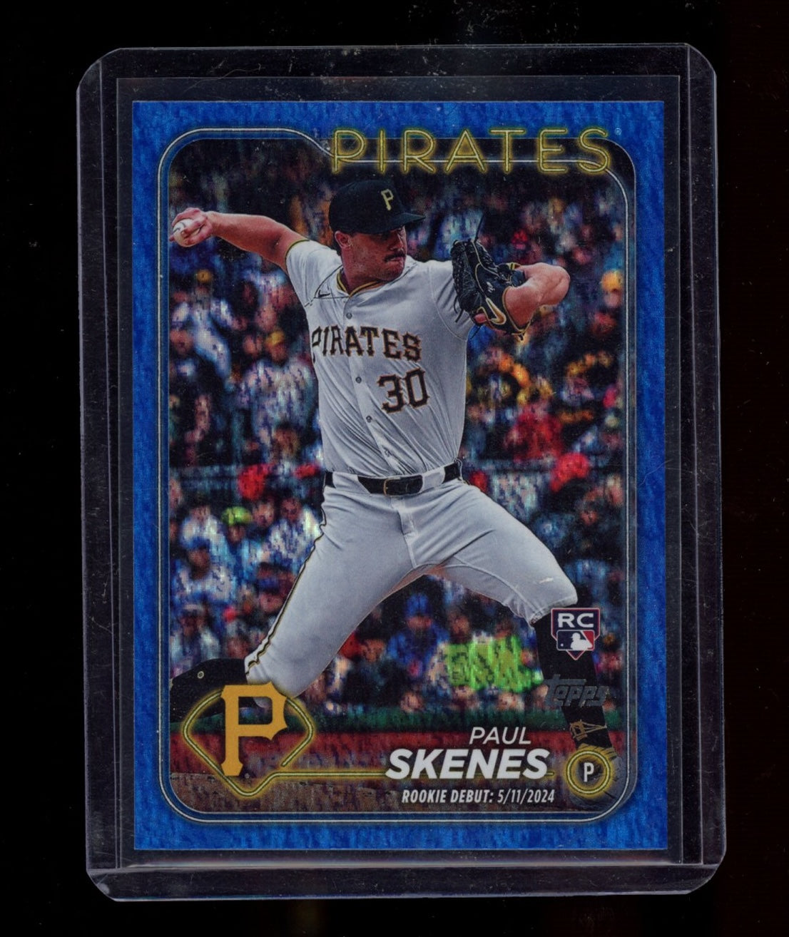 2024 Topps Update #US100 Paul Skenes Blue Holofoil #/999