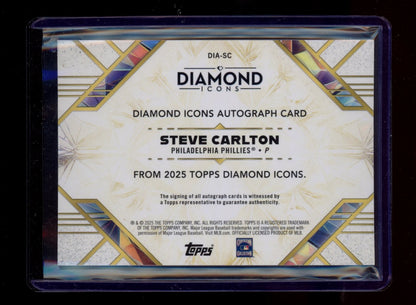 2023 Baseball 2025 Topps Diamond Icons Steve Carlton ACC-SC /25