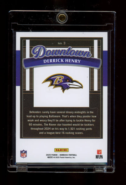 2025 Donruss #3 Derrick Henry Downtown!