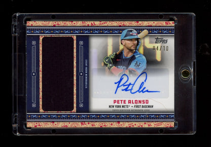 2024 Topps Update #ASAJP-PA Pete Alonso All-Star Autographed Jumbo Patch #/10