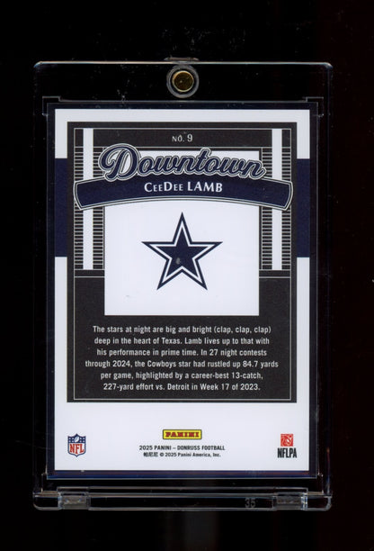 2025 Donruss #9 CeeDee Lamb Downtown!