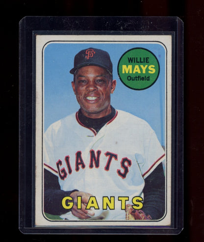 1969 Topps #190 Willie Mays