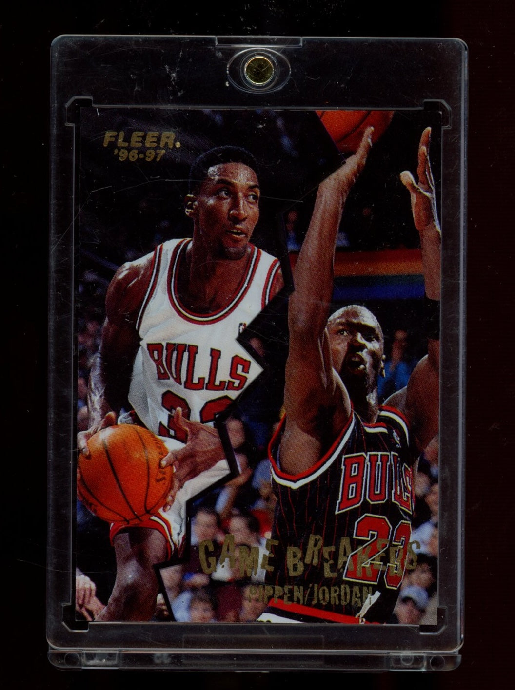 1996-97 Fleer #1 Michael Jordan / Scottie Pippen Game Breakers
