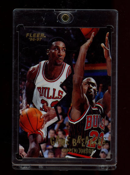 1996-97 Fleer #1 Michael Jordan / Scottie Pippen Game Breakers
