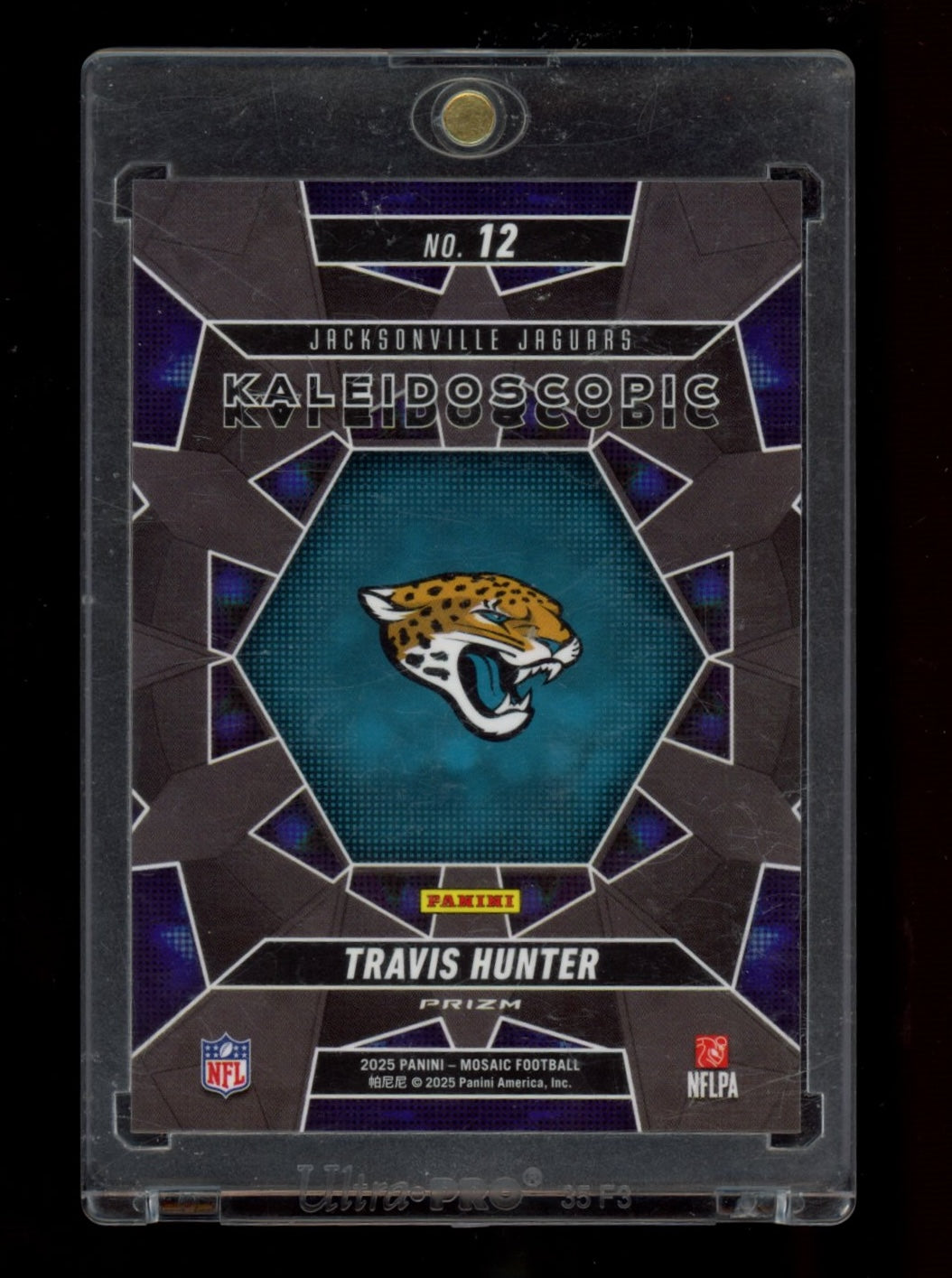2025 Panini Mosaic #12 Travis Hunter Kaleidoscopic
