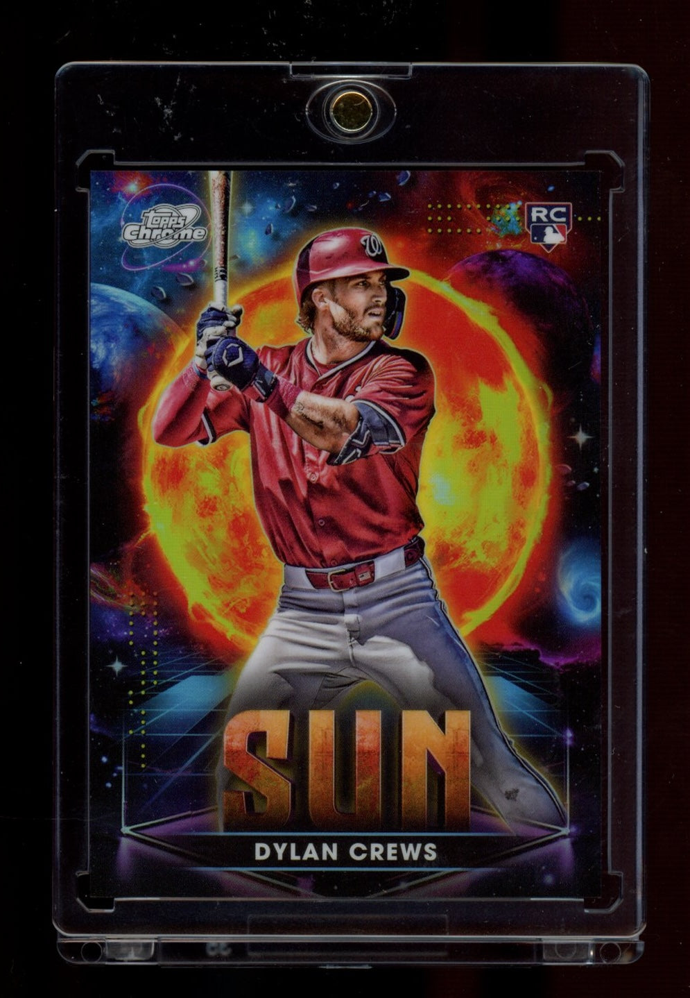 2025 Topps Chrome Cosmic #PPS-8 Dylan Crews Planetary Pursuit Sun