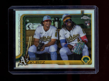 2025 Topps Chrome Update #USC178 Nick Kurtz Refractors
