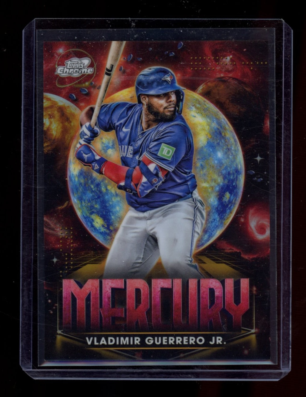 2025 Topps Chrome Cosmic #PPM-5 Vladimir Guerrero Jr. Planetary Pursuit Mercury