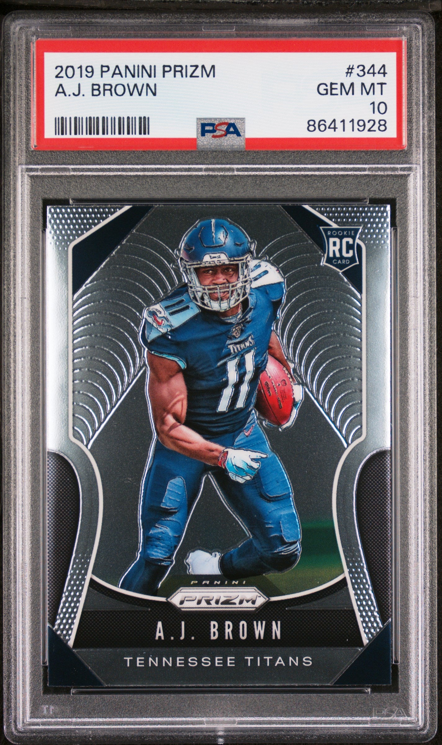 2019 Panini Prizm #344 A.J. Brown PSA 10