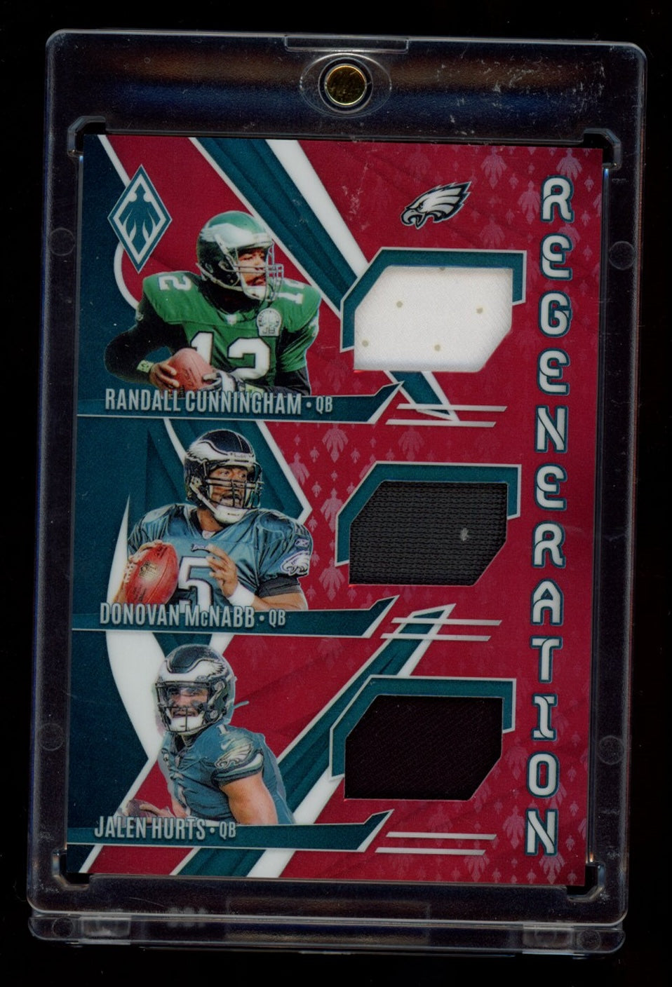 2024 Panini Phoenix #R-PHL Cunningham / McNabb / Jalen Hurts #/99