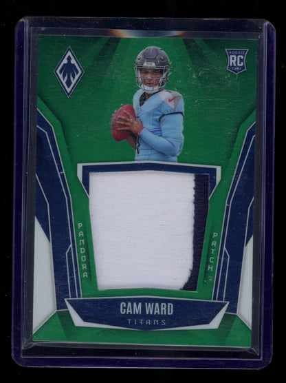 2025 Panini Phoenix #PAP-CWD Cam Ward Pandora Patch Green Prizm #/99