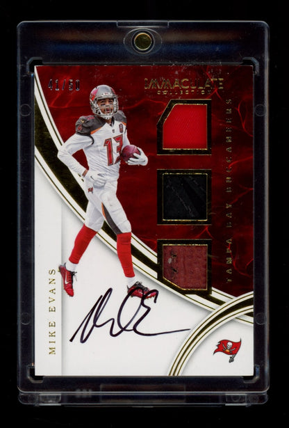 2016 Panini Immaculate Collection #ME Mike Evans Imac Collection Auto #/50