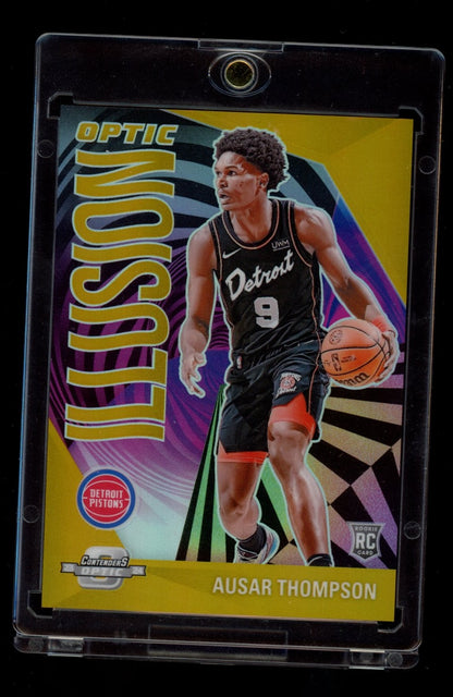 2023-24 Panini Contenders Optic #6 Ausar Thompson Optic Illusion Gold #/10