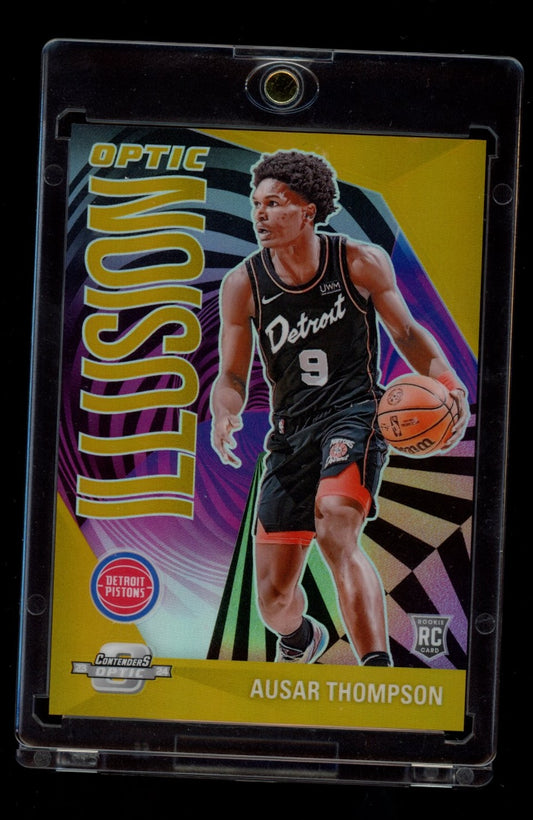 2023-24 Panini Contenders Optic #6 Ausar Thompson Optic Illusion Gold #/10