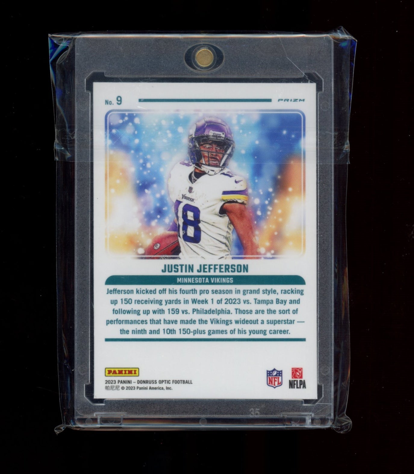 2023 Donruss Optic #9 Justin Jefferson Mythical
