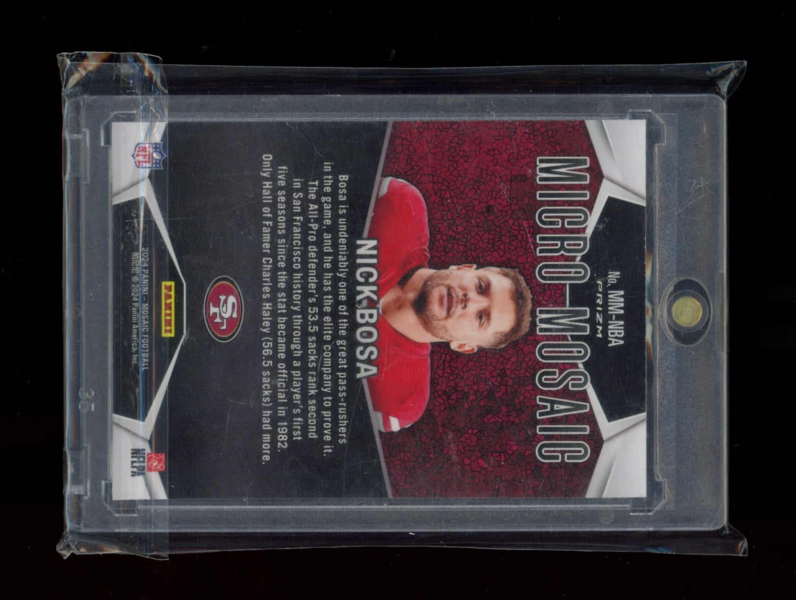 2024 Panini Mosaic #MM-NBA Nick Bosa Micro Mosaic