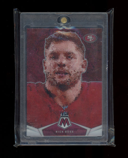 2024 Panini Mosaic #MM-NBA Nick Bosa Micro Mosaic