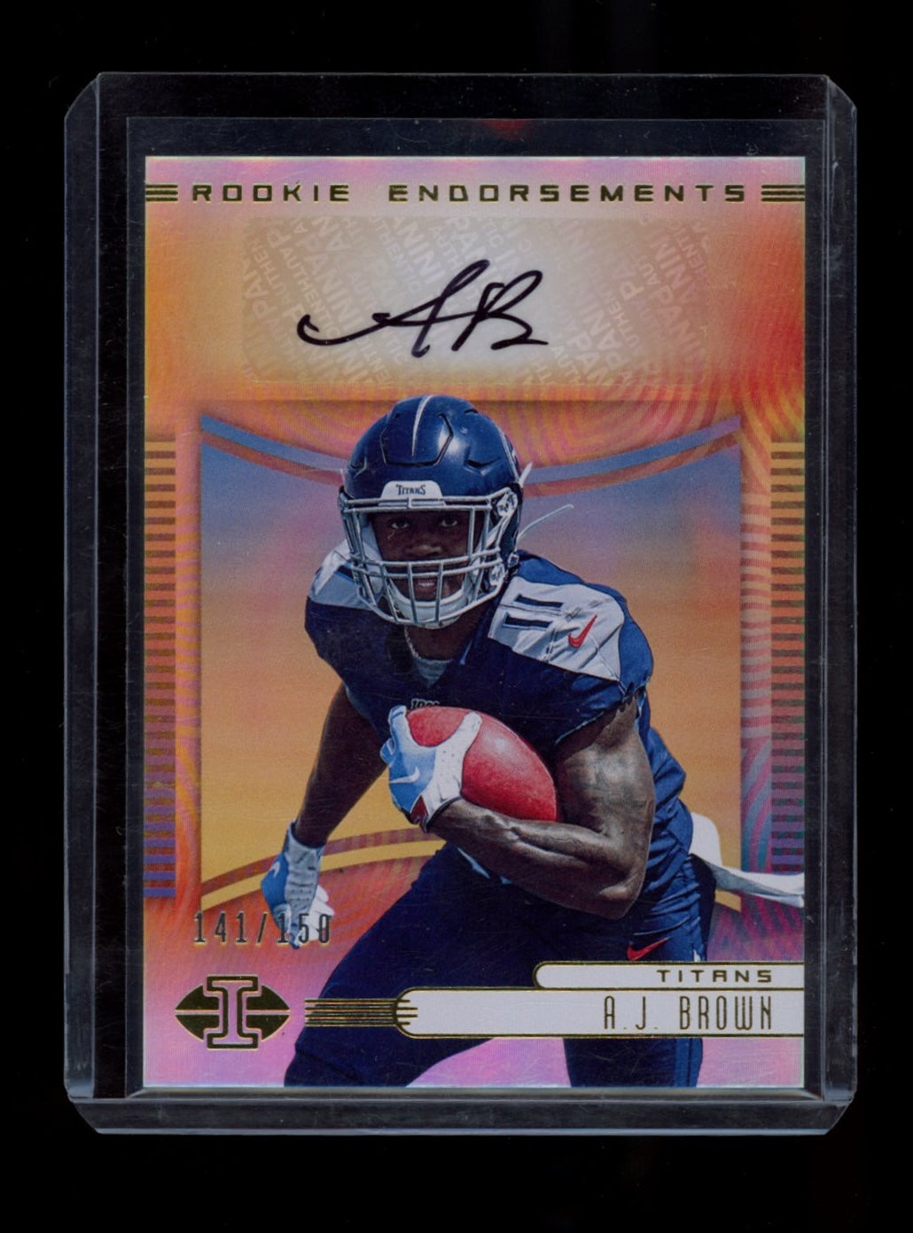 2019 Panini Illusions #RE-AJB A.J. Brown Rookie Endorsements #/150