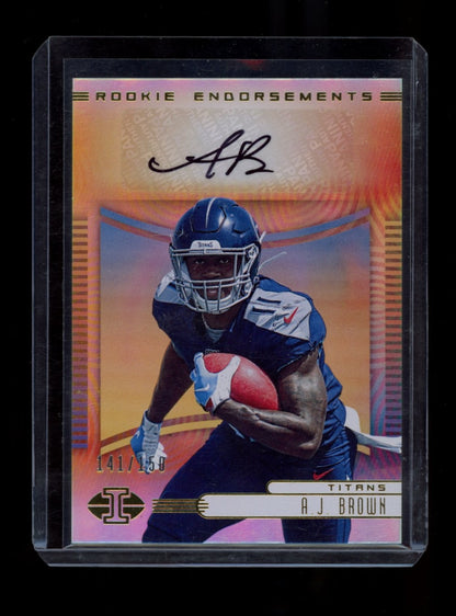 2019 Panini Illusions #RE-AJB A.J. Brown Rookie Endorsements #/150