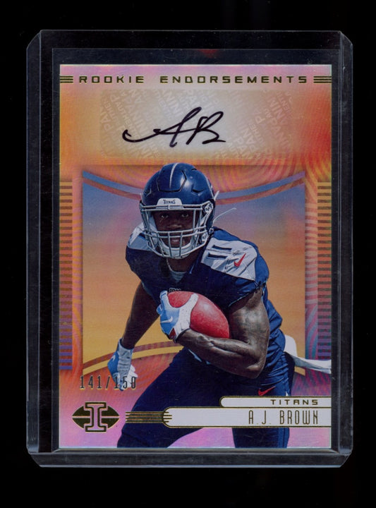 2019 Panini Illusions #RE-AJB A.J. Brown Rookie Endorsements #/150