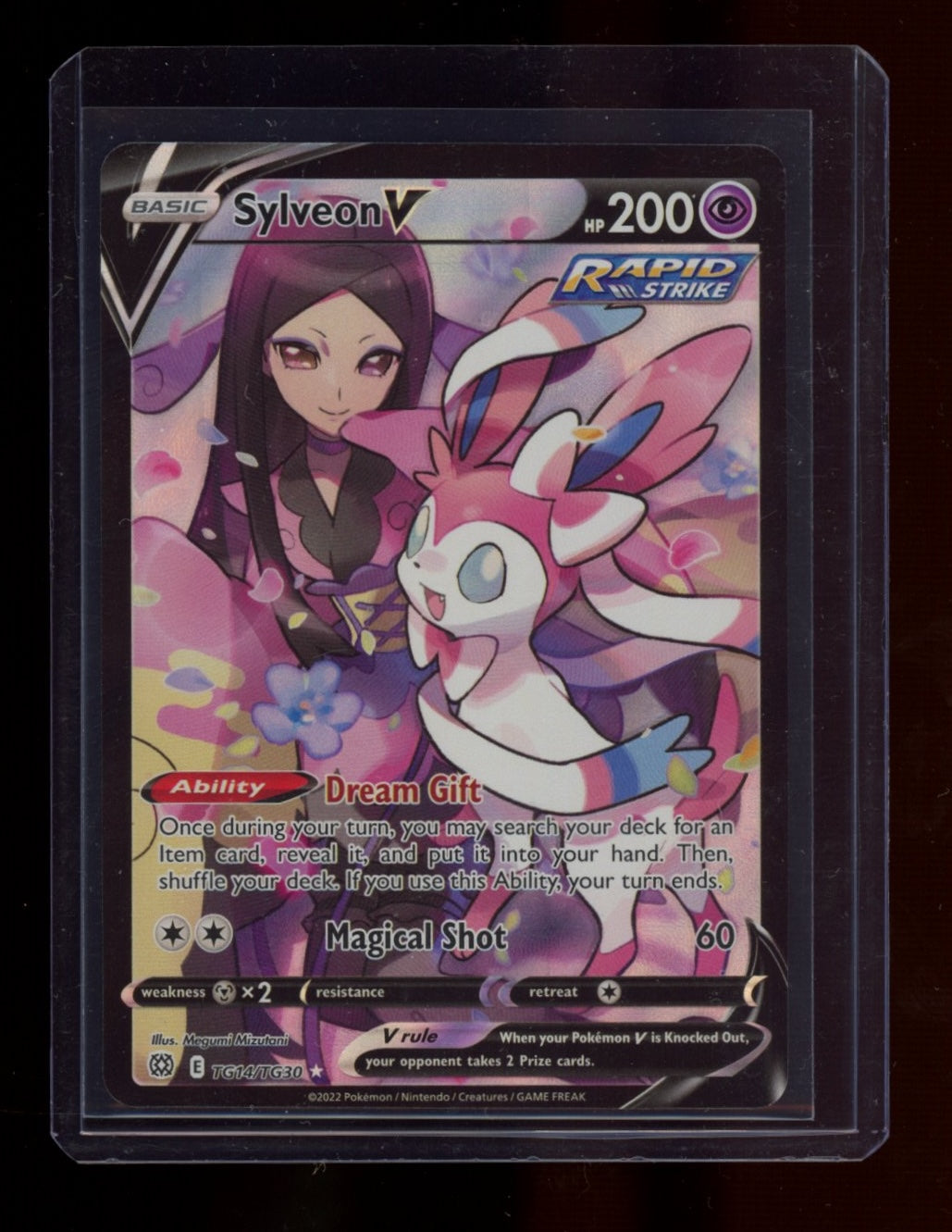 SWSH09: Brilliant Stars Trainer Gallery #TG14/TG30 Sylveon V