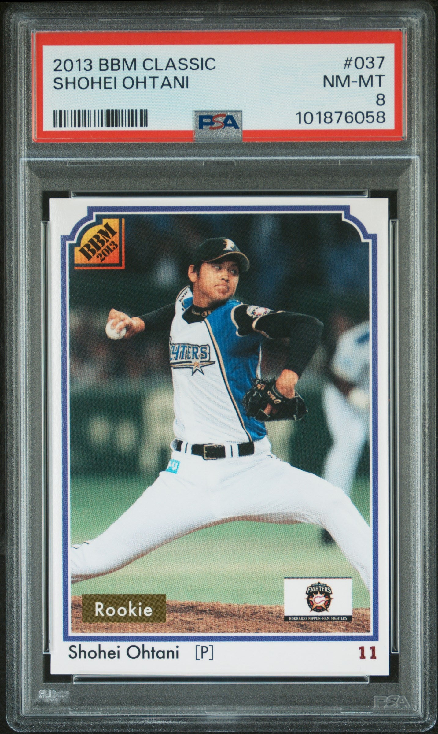 2013 Bbm Classic #037 Shohei Ohtani PSA 8