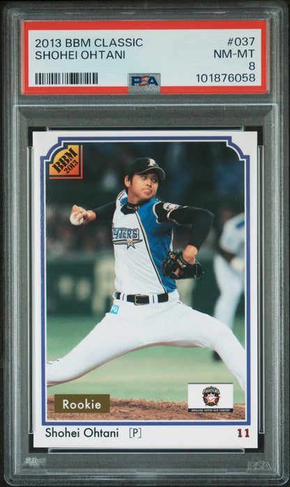 2013 Bbm Classic #037 Shohei Ohtani PSA 8