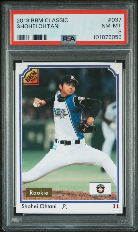 2013 Bbm Classic #037 Shohei Ohtani PSA 8