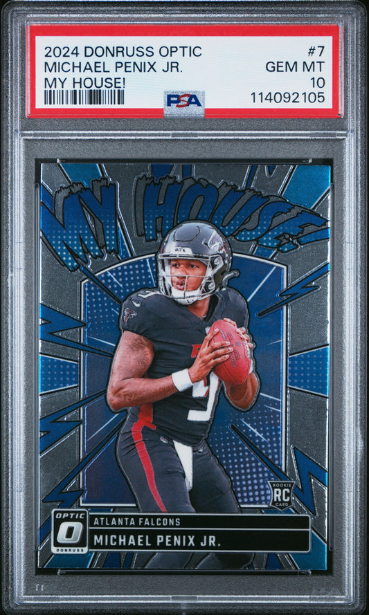 2024 Panini Donruss Optic My House! #7 Michael Penix Jr. PSA 10
