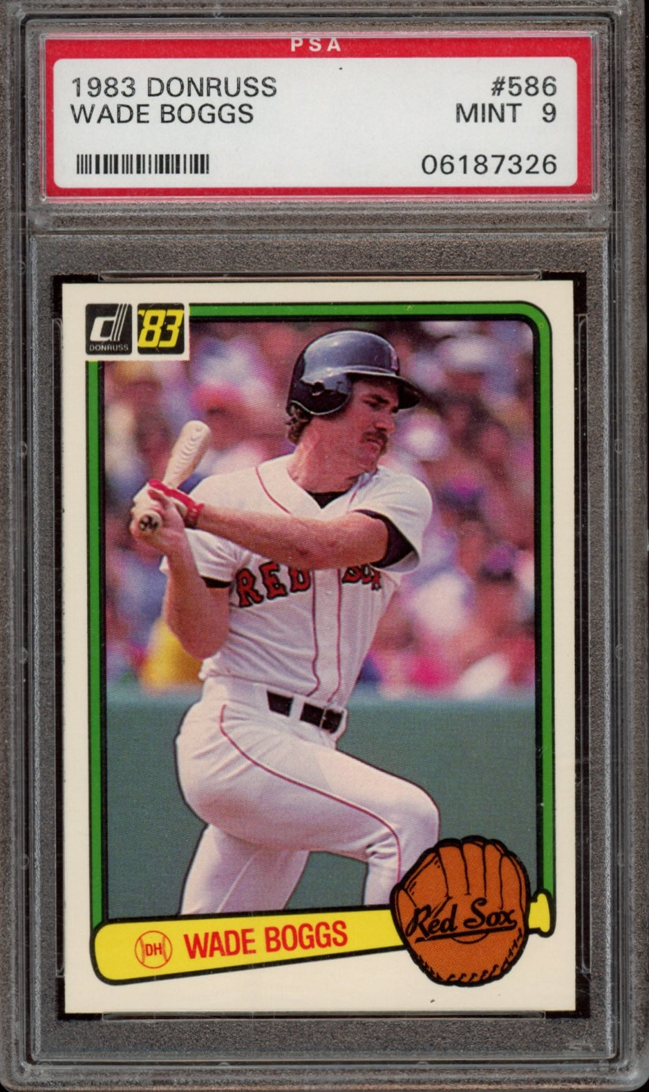 1983 Donruss #586 Wade Boggs PSA 9