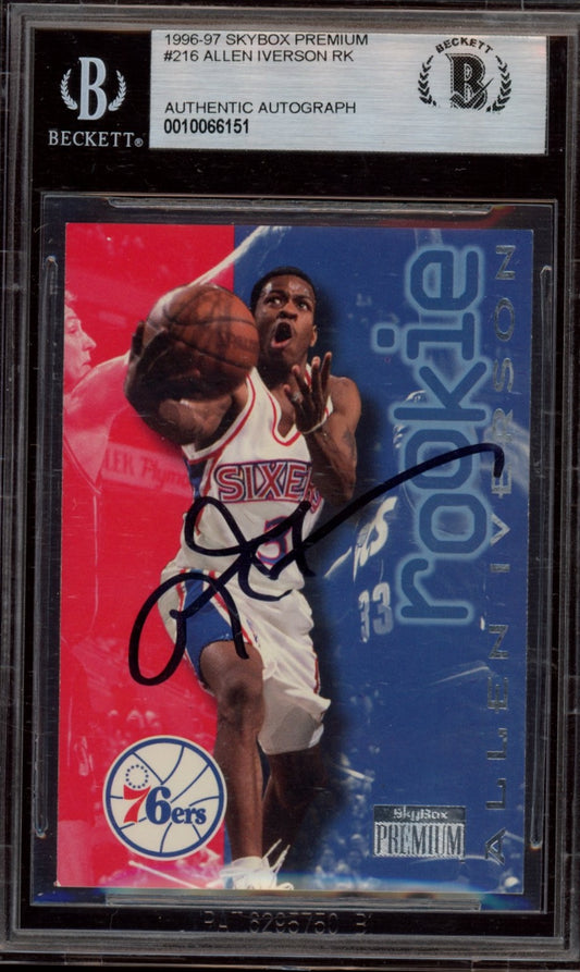 1996-97 SkyBox Premium #216 Allen Iverson ROO BGS 0.0