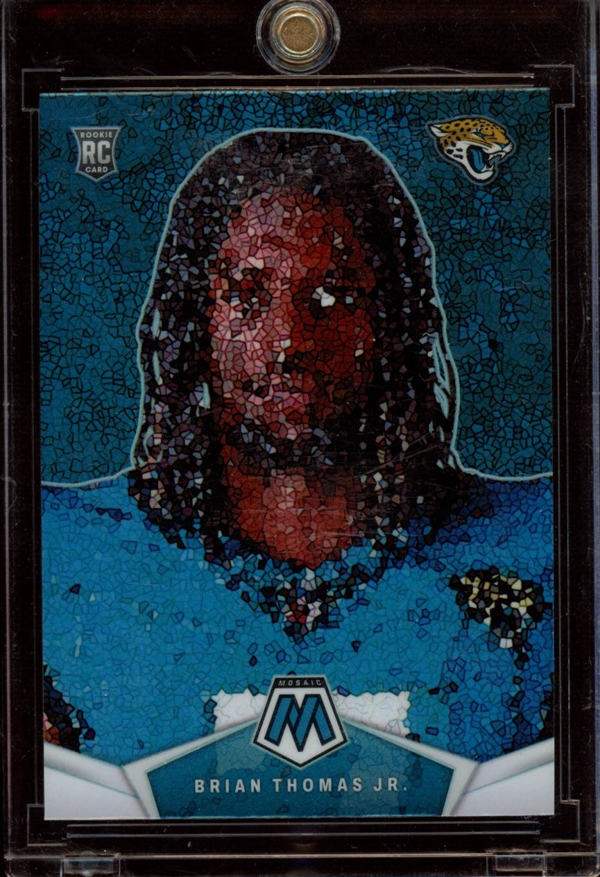 2024 Panini Mosaic #MM-BTJ Brian Thomas Jr. Micro Mosaic