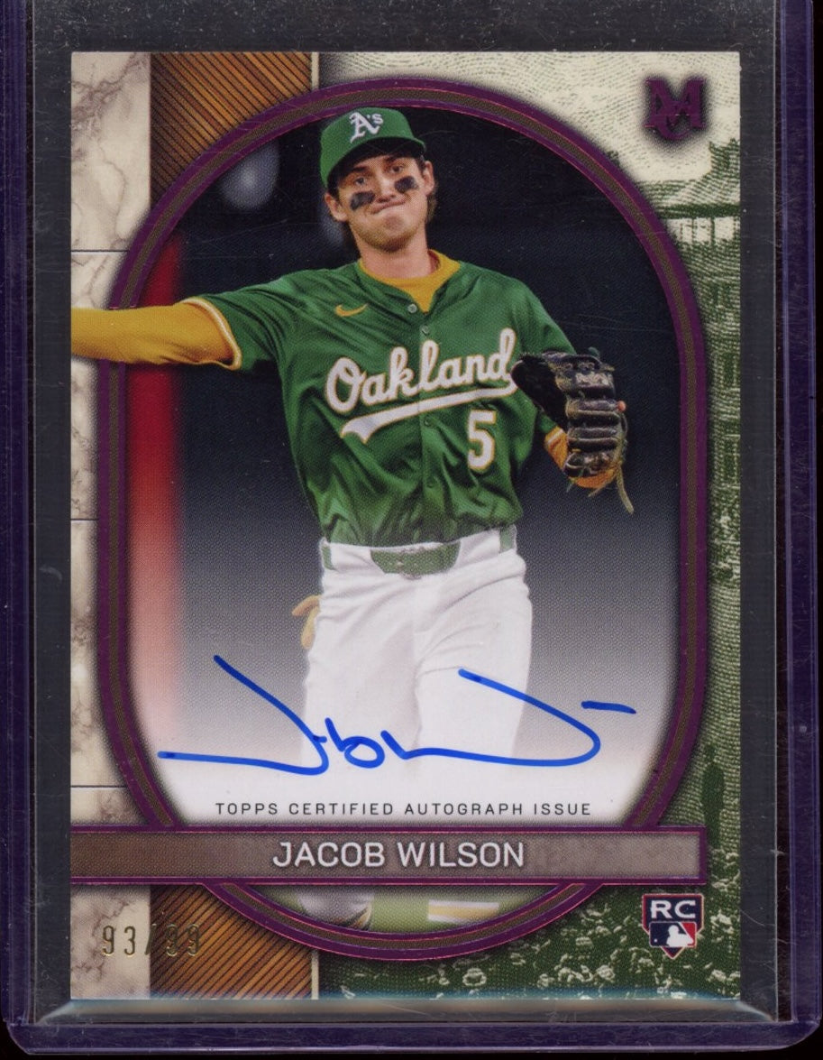 2025 Topps Museum Collection #AA-JWI Jacob Wilson Archival Autographs