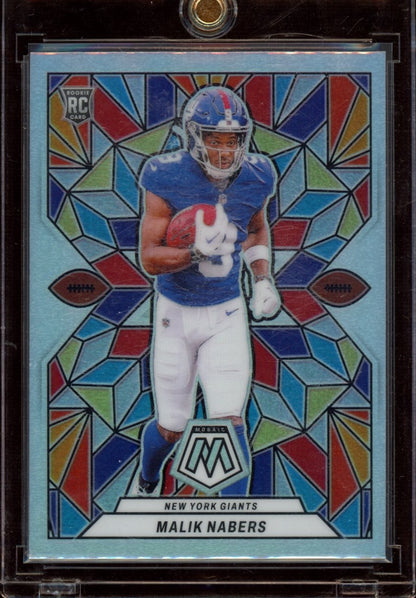 2024 Panini Mosaic #SG-21 Malik Nabers Stained Glass
