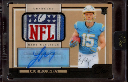 2024 Panini One #109 Ladd McConkey NFL Shield RPA 1/1