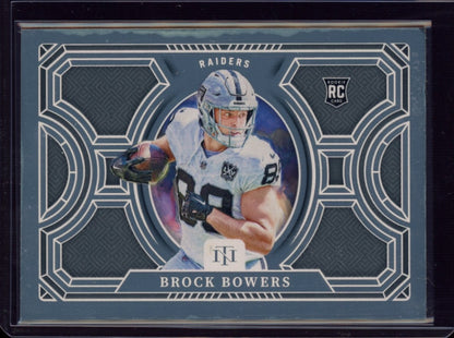 2024 Panini National Treasures #12 Brock Bowers Treasure Hunt Silver #/25