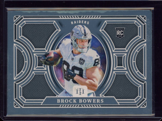 2024 Panini National Treasures #12 Brock Bowers Treasure Hunt Silver #/25
