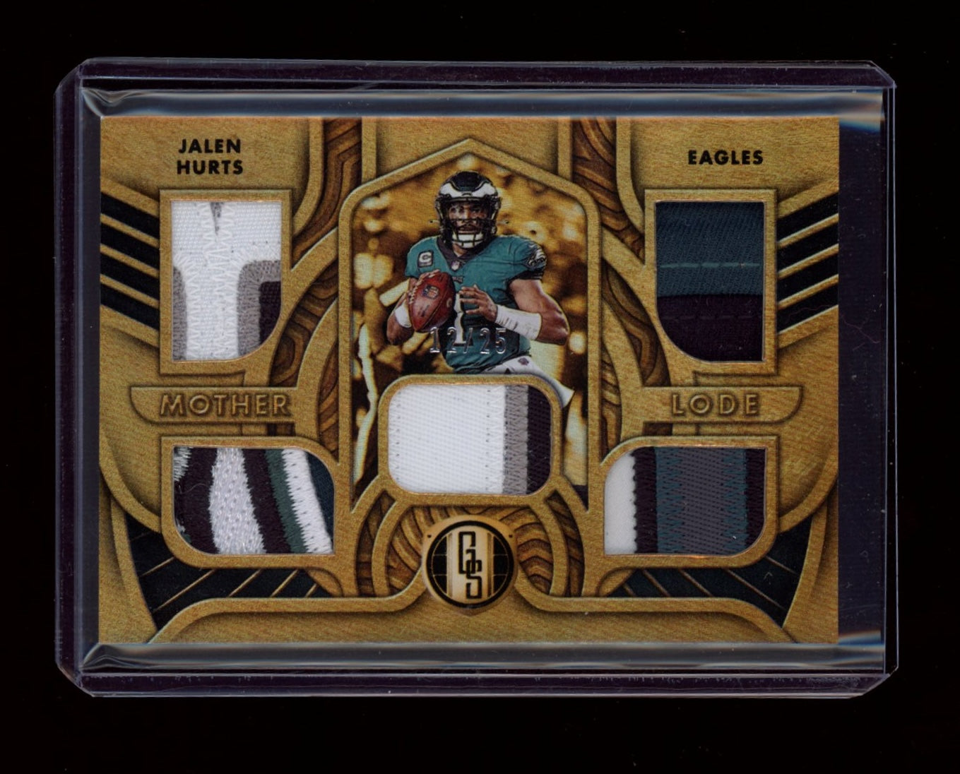 2022 Panini Gold Standard #3 Jalen Hurts Mother Lode Prime #/25