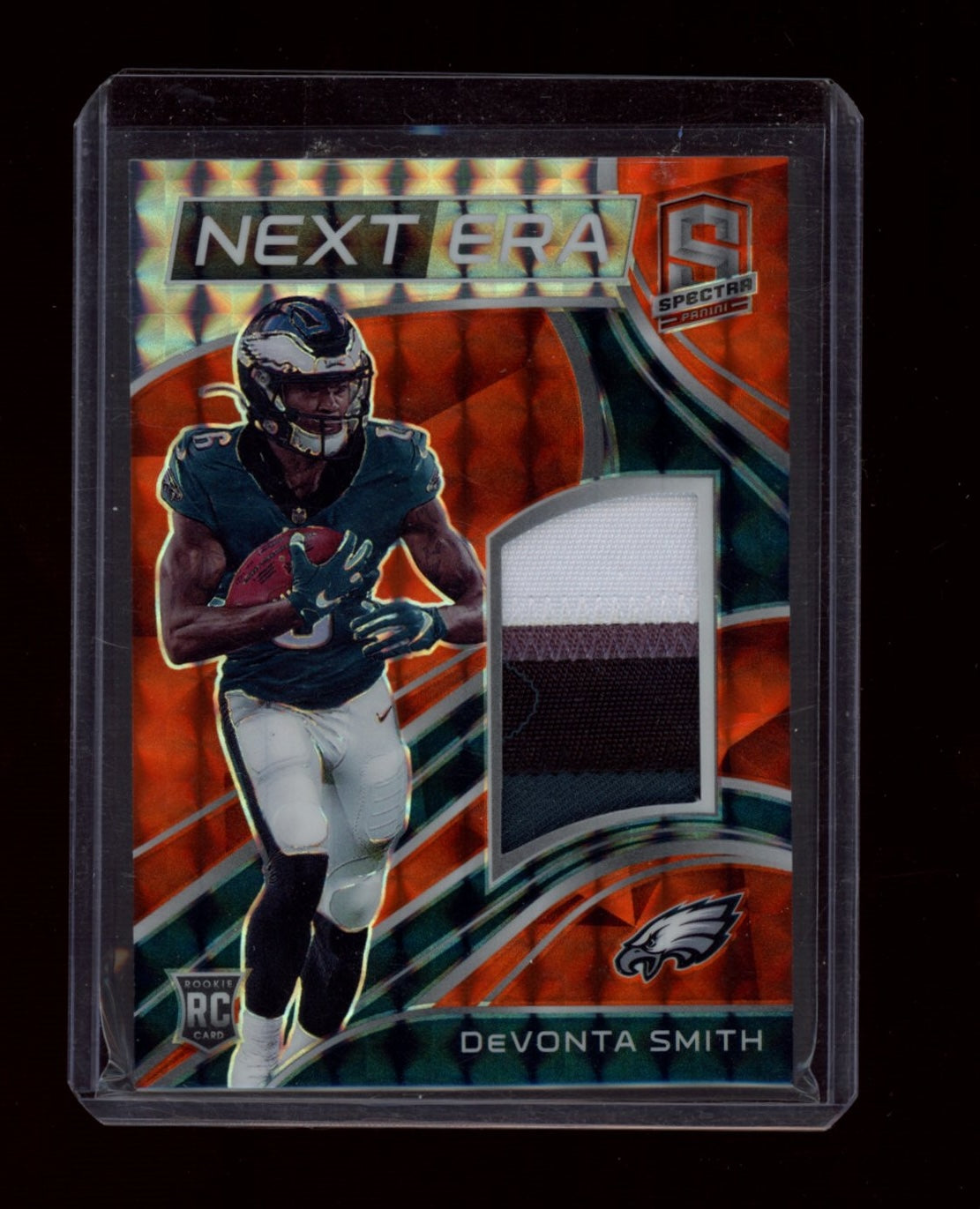 2021 Panini Spectra #NE-DS DeVonta Smith Next Era Neon Orange #/10