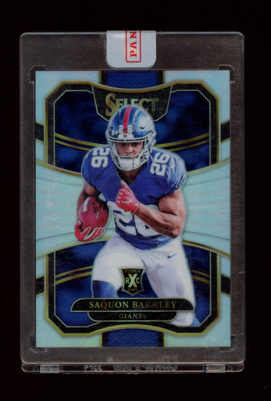 2017 Panini Select #306 Saquon Barkley 2018 XRC Prizm