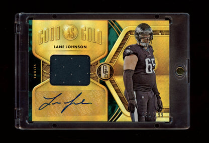 2018 Panini Gold Standard #GGS-LJ Lane Johnson Good as Gold #/199